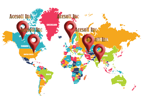 Acesoft Inc global delivery locations - London Ontario headquarters